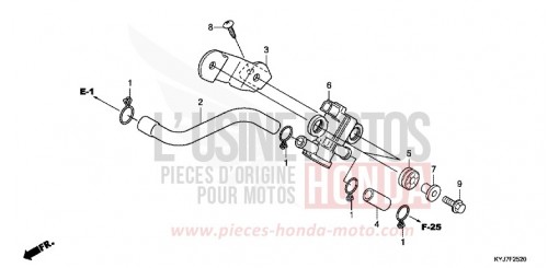 AIR INJECTION SOLENOID VALVE CBR250RAB de 2011